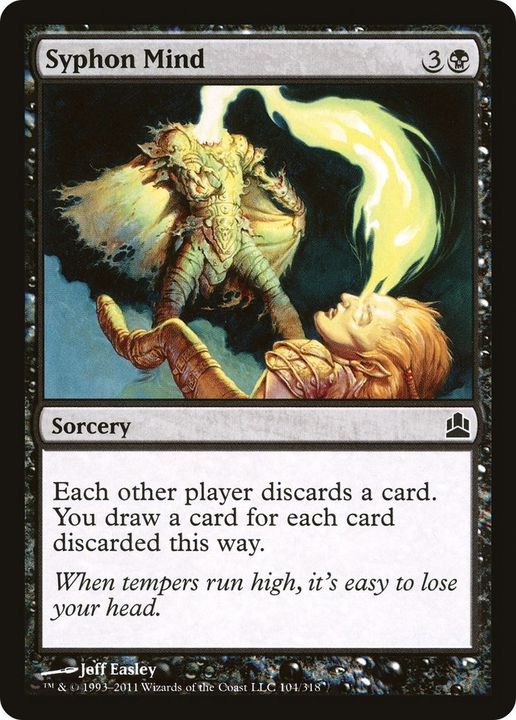 Syphon Mind in the group Magic the Gathering / Types / Colors / Black at Proxyprinters.com (30437)