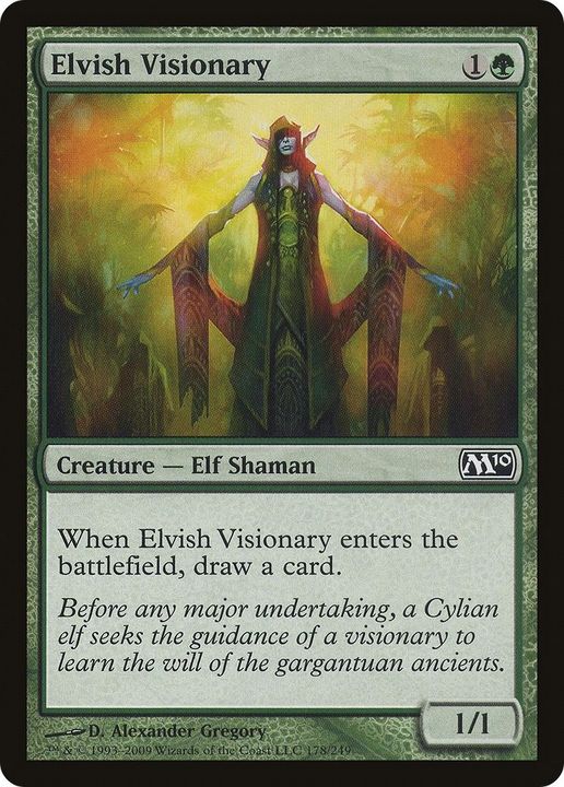 Elvish Visionary in the group Magic the Gathering / Types / Creatures / Elf at Proxyprinters.com (30450)