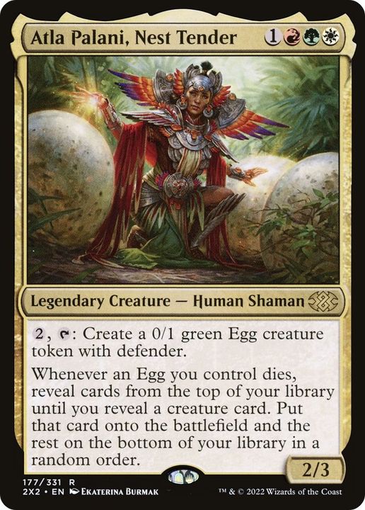 Atla Palani, Nest Tender in the group Magic the Gathering / Sets / Double Masters 2022 at Proxyprinters.com (30458)