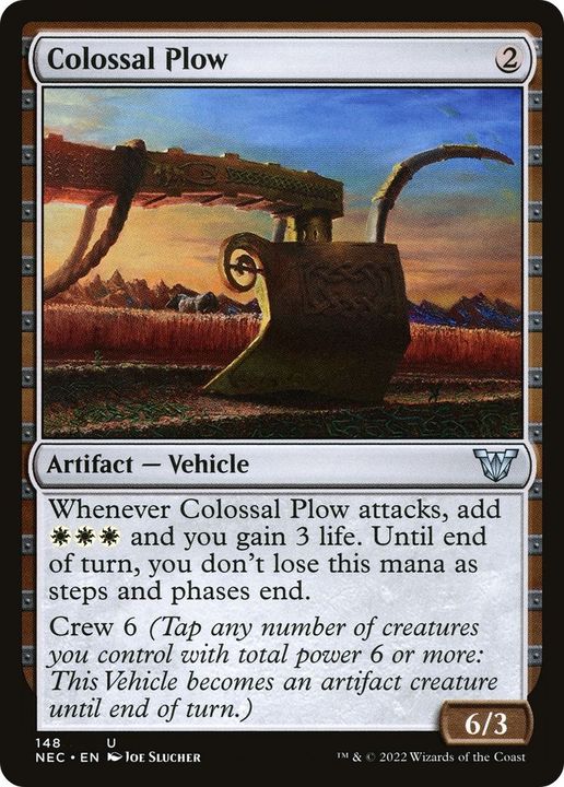 Colossal Plow in the group Magic the Gathering / Sets / Neon Dynasty Commander at Proxyprinters.com (30459)