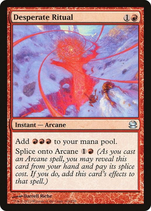 Desperate Ritual in the group Magic the Gathering / Types / Colors / Red at Proxyprinters.com (3046)