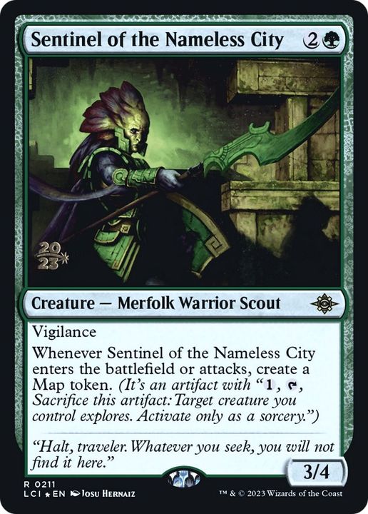 Sentinel of the Nameless City in the group Magic the Gathering / Types / Creatures / Warrior at Proxyprinters.com (30461)