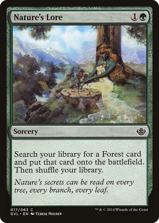 Nature's Lore in the group Magic the Gathering / Types / Colors / Green at Proxyprinters.com (30467)