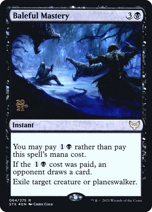 Baleful Mastery in the group Magic the Gathering / Types / Colors / Black at Proxyprinters.com (30519)