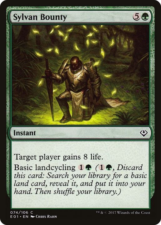 Sylvan Bounty in the group Magic the Gathering / Types / Colors / Green at Proxyprinters.com (30536)