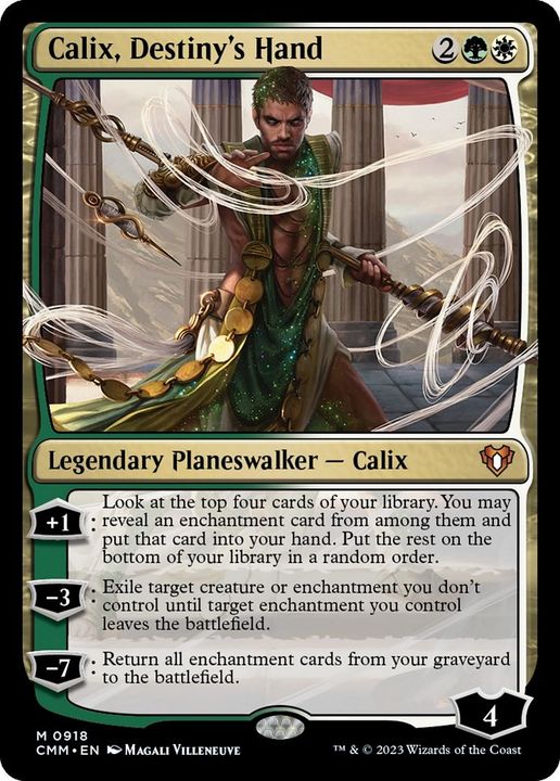 Calix, Destiny's Hand in the group Magic the Gathering / Sets / Commander Masters at Proxyprinters.com (30544)