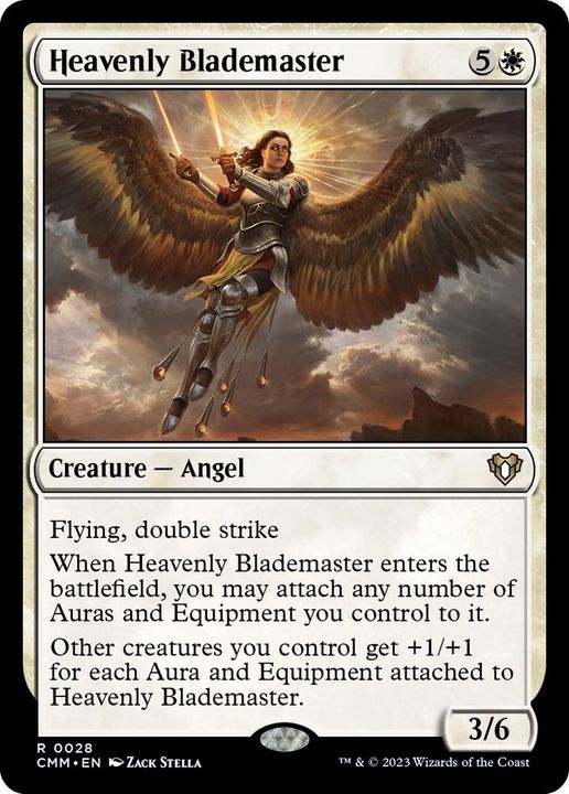 Heavenly Blademaster in the group Magic the Gathering / Sets / Commander Masters at Proxyprinters.com (30558)