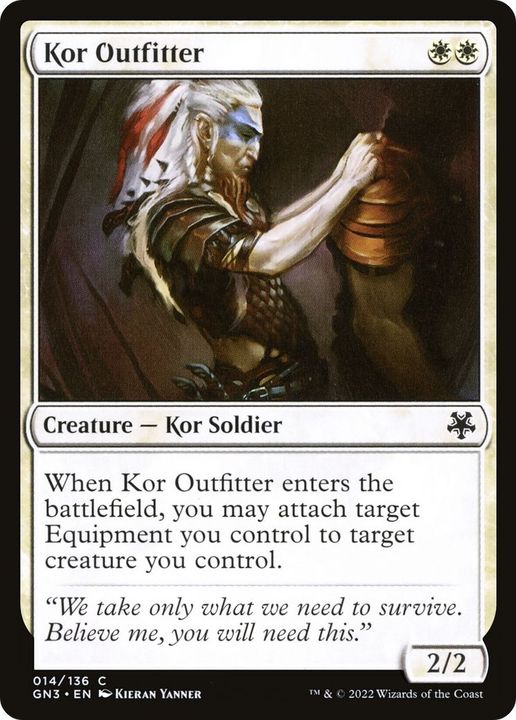 Kor Outfitter in the group Magic the Gathering / Types / Colors / White at Proxyprinters.com (30591)