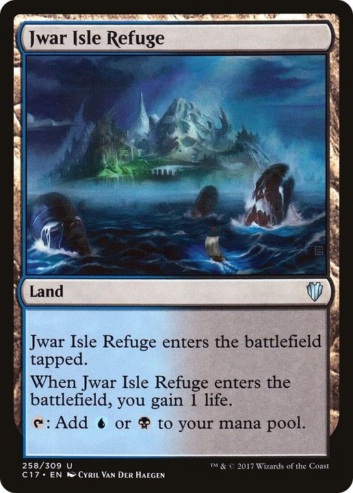 Jwar Isle Refuge in the group Magic the Gathering / Sets / Commander 2017 at Proxyprinters.com (30592)