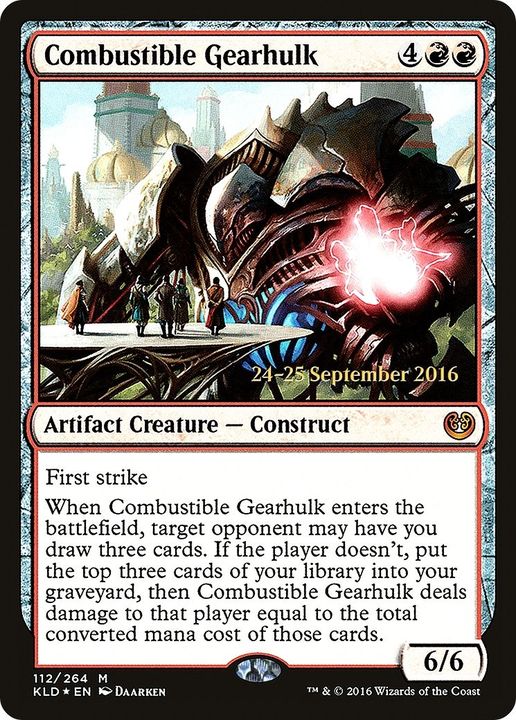 Combustible Gearhulk in the group Magic the Gathering / Sets / Kaladesh Promos at Proxyprinters.com (30597)