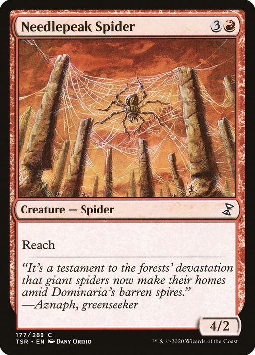 Needlepeak Spider in the group Magic the Gathering / Types / Colors / Red at Proxyprinters.com (306)