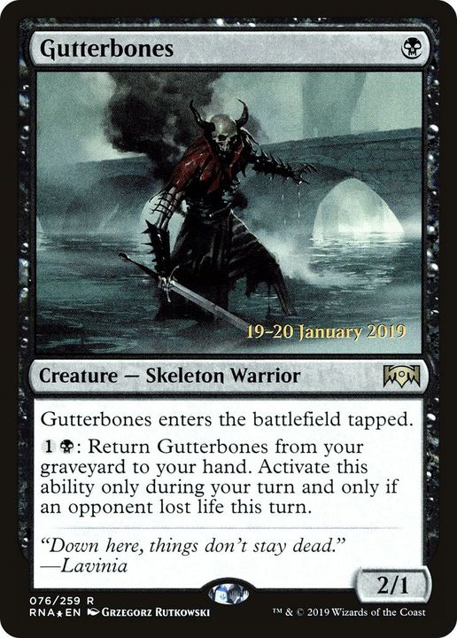 Gutterbones in the group Magic the Gathering / Types / Creatures / Warrior at Proxyprinters.com (30600)