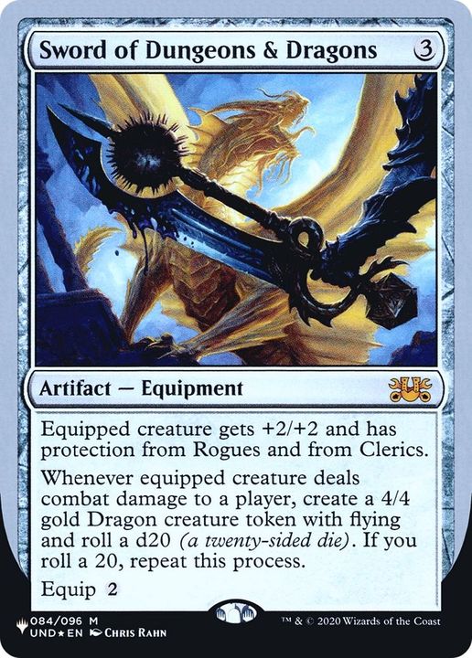 Sword of Dungeons & Dragons in the group Magic the Gathering / Types / Artifacts / Artifact at Proxyprinters.com (30605)