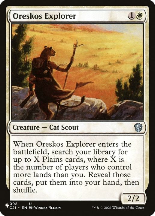 Oreskos Explorer in the group Magic the Gathering / Types / Colors / White at Proxyprinters.com (30609)