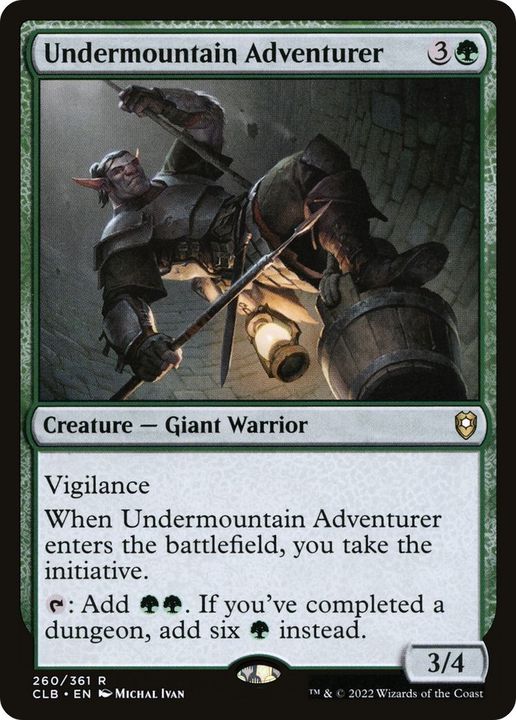 Undermountain Adventurer in the group Magic the Gathering / Types / Creatures / Warrior at Proxyprinters.com (30620)