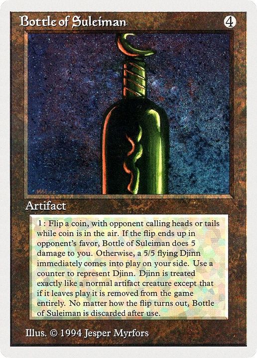 Bottle of Suleiman in the group Magic the Gathering / Types / Artifacts / Artifact at Proxyprinters.com (30659)