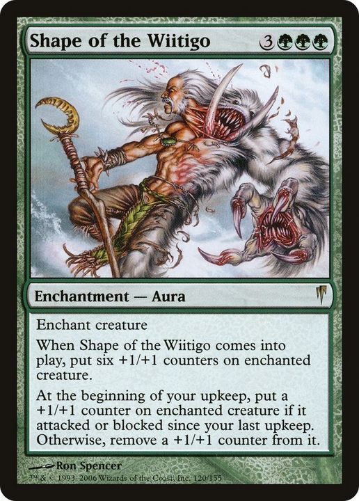 Shape of the Wiitigo in the group Magic the Gathering / Types / Colors / Green at Proxyprinters.com (30660)