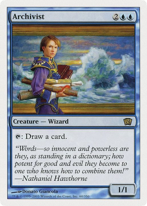 Archivist in the group Magic the Gathering / Types / Creatures / Wizard at Proxyprinters.com (3072)