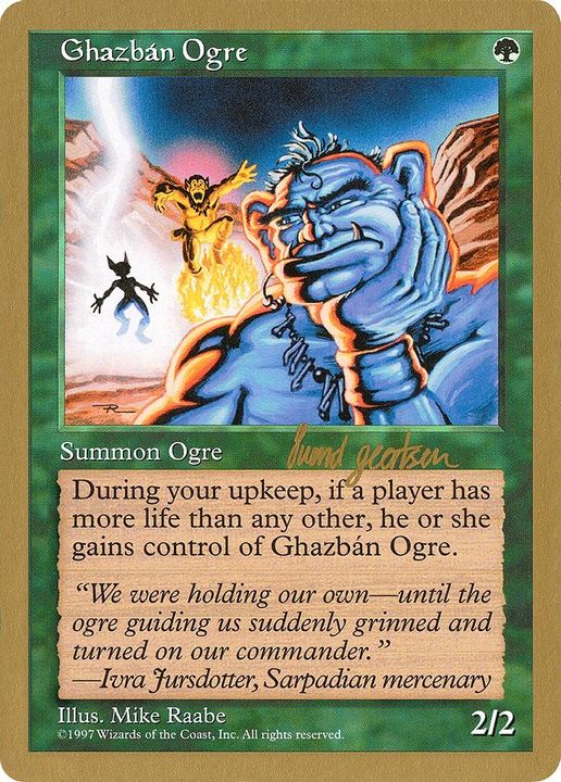 Ghazbán Ogre in the group Singles at Proxyprinters.com (30724)