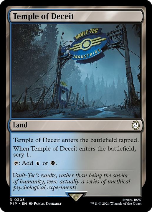 Temple of Deceit in the group Magic the Gathering / Types / Colors / Colorless at Proxyprinters.com (30735)