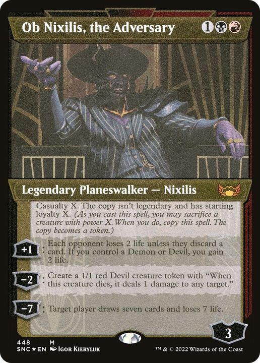 Ob Nixilis, the Adversary in the group Magic the Gathering / Sets / Streets of New Capenna at Proxyprinters.com (30738)