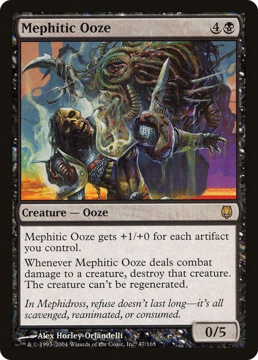 Mephitic Ooze in the group Magic the Gathering / Types / Colors / Black at Proxyprinters.com (30743)