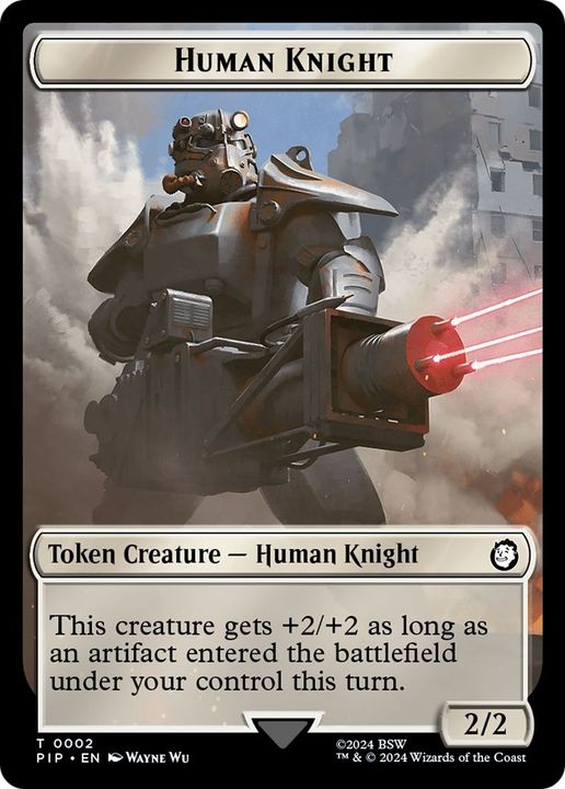 Human Knight in the group Magic the Gathering / Types / Creatures / Human at Proxyprinters.com (30749)