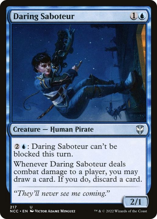 Daring Saboteur in the group Magic the Gathering / Types / Creatures / Human at Proxyprinters.com (30751)