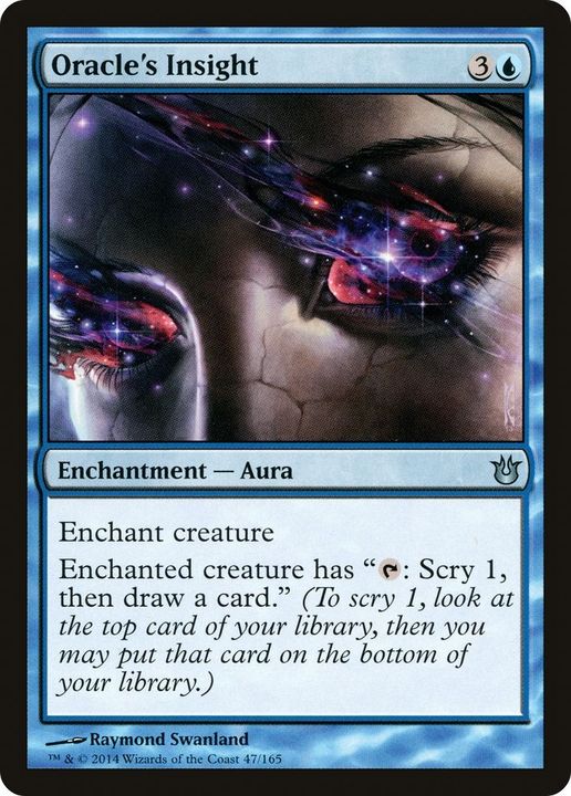 Oracle's Insight in the group Magic the Gathering / Types / Colors / Blue at Proxyprinters.com (30755)