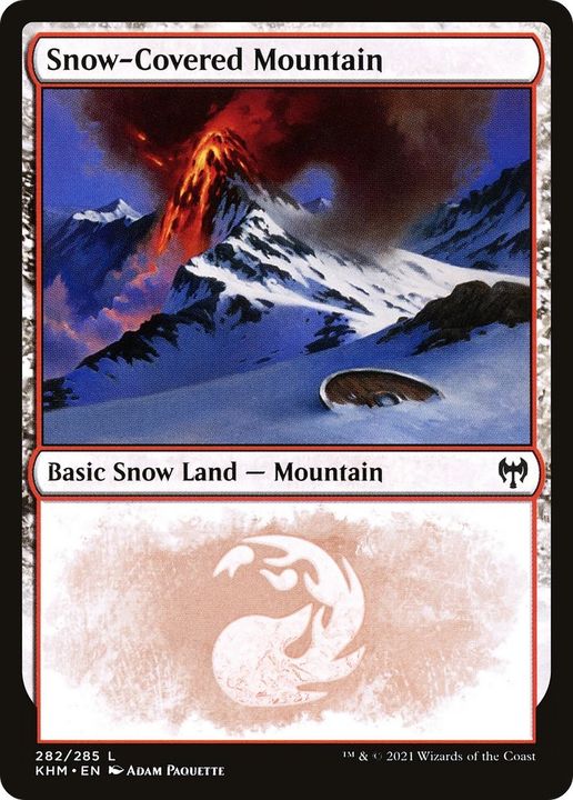 Snow-Covered Mountain in the group Magic the Gathering / Sets / Kaldheim at Proxyprinters.com (30768)