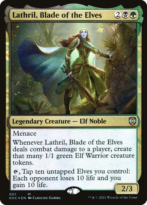 Lathril, Blade of the Elves in the group Magic the Gathering / Sets / Kaldheim Commander at Proxyprinters.com (30775)