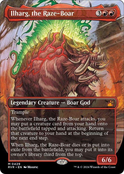 Ilharg, the Raze-Boar in the group Magic the Gathering / Sets / Ravnica: City of Guilds Promos at Proxyprinters.com (3078)