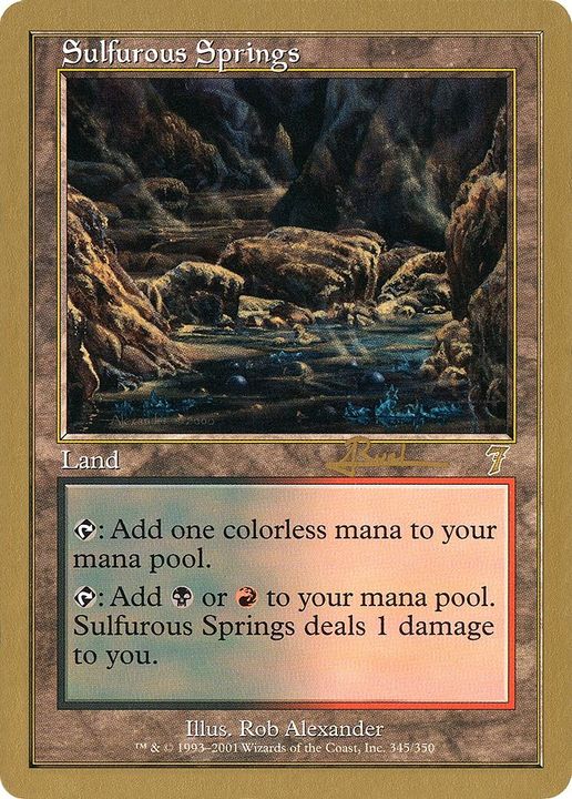 Sulfurous Springs in the group Magic the Gathering / Sets / World Championship Decks 2001 at Proxyprinters.com (30789)