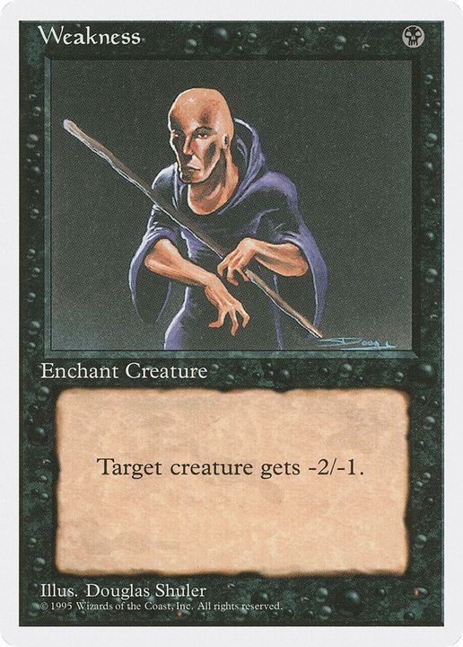 Weakness in the group Magic the Gathering / Types / Colors / Black at Proxyprinters.com (30808)