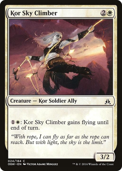 Kor Sky Climber in the group Magic the Gathering / Types / Colors / White at Proxyprinters.com (30818)