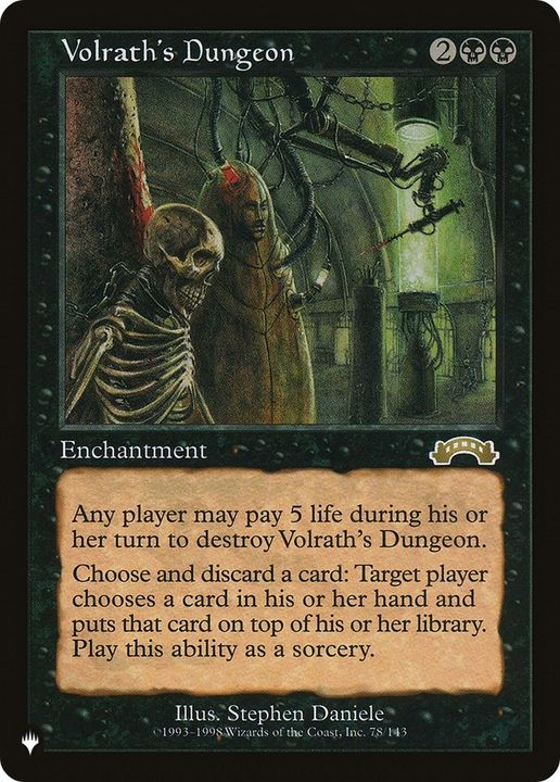 Volrath's Dungeon in the group Magic the Gathering / Types / Enchantment / Enchantment at Proxyprinters.com (30823)