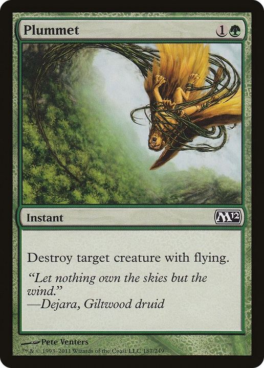 Plummet in the group Magic the Gathering / Types / Colors / Green at Proxyprinters.com (30835)