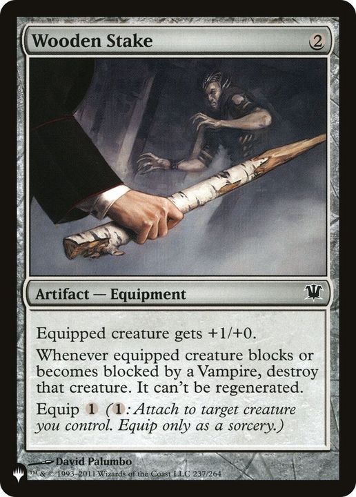 Wooden Stake in the group Magic the Gathering / Types / Artifacts / Artifact at Proxyprinters.com (30836)