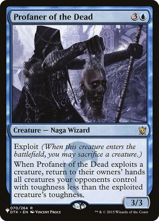 Profaner of the Dead in the group Magic the Gathering / Sets / The List at Proxyprinters.com (30844)