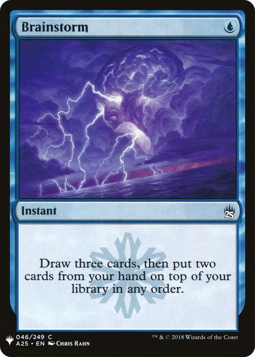 Brainstorm in the group Magic the Gathering / Types / Colors / Blue at Proxyprinters.com (30853)