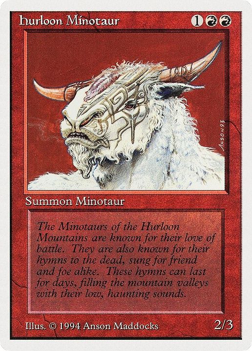 Hurloon Minotaur in the group Magic the Gathering / Sets / Summer Magic / Edgar at Proxyprinters.com (30866)