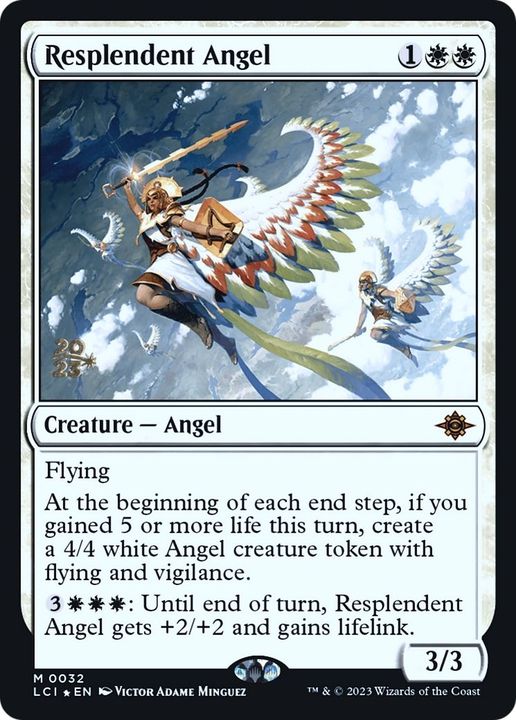 Resplendent Angel in the group Magic the Gathering / Types / Colors / White at Proxyprinters.com (30882)