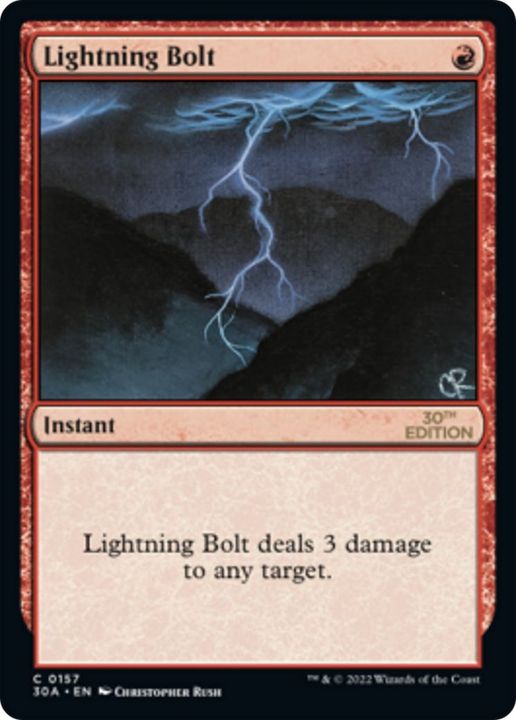 Lightning Bolt in the group Magic the Gathering / Types / Colors / Red at Proxyprinters.com (30893)