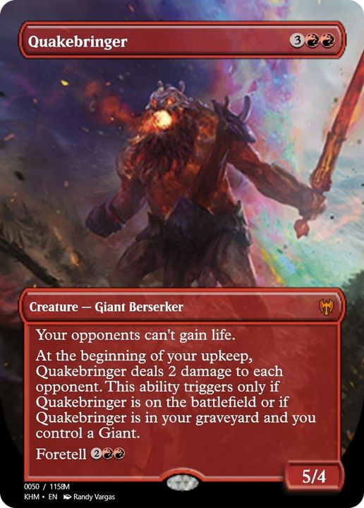 Quakebringer in the group Magic the Gathering / Types / Colors / Red at Proxyprinters.com (30907)