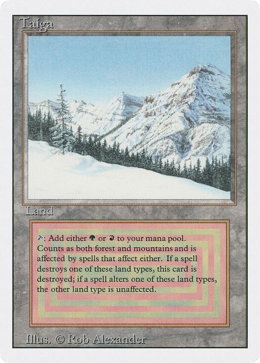 Taiga in the group Magic the Gathering / Types / Land / Forest at Proxyprinters.com (30909)