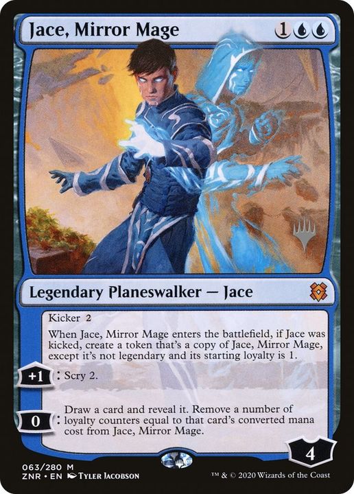 Jace, Mirror Mage in the group Magic the Gathering / Sets / Zendikar Rising Promos at Proxyprinters.com (30911)