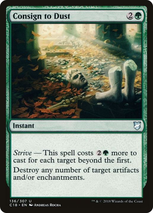 Consign to Dust in the group Magic the Gathering / Types / Colors / Green at Proxyprinters.com (30920)