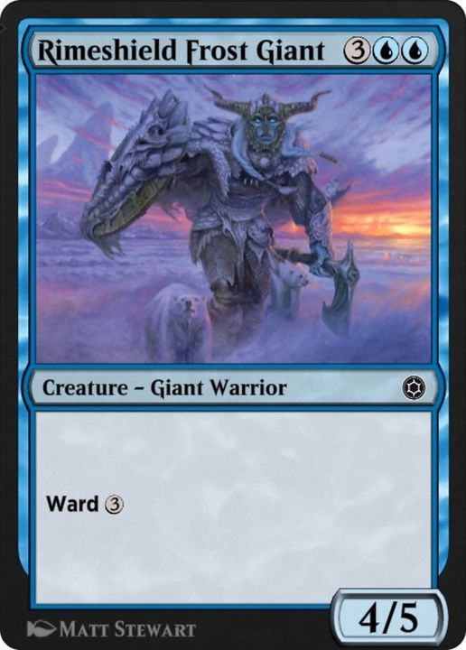 Rimeshield Frost Giant in the group Magic the Gathering / Types / Creatures / Warrior at Proxyprinters.com (30922)