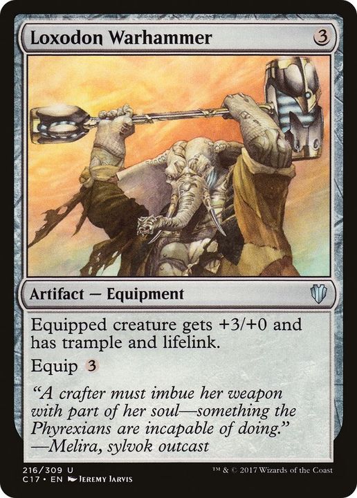 Loxodon Warhammer in the group Magic the Gathering / Types / Artifacts / Artifact at Proxyprinters.com (3095)