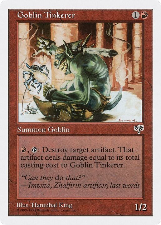 Goblin Tinkerer in the group Magic the Gathering / Sets / Anthologies at Proxyprinters.com (30960)